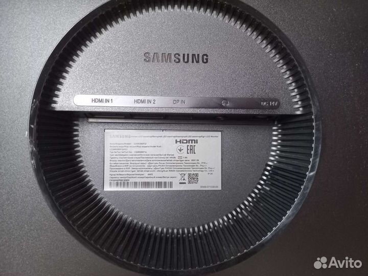 Монитор samsung изогнутый, модель C24RG50FQI