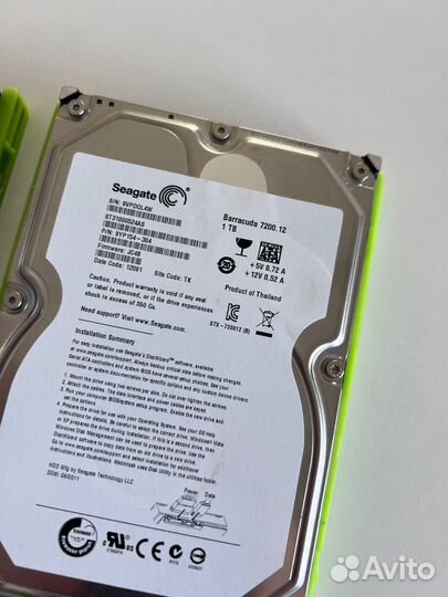 Жесткие диски Seagate barracuda 500 gb и 1 tb