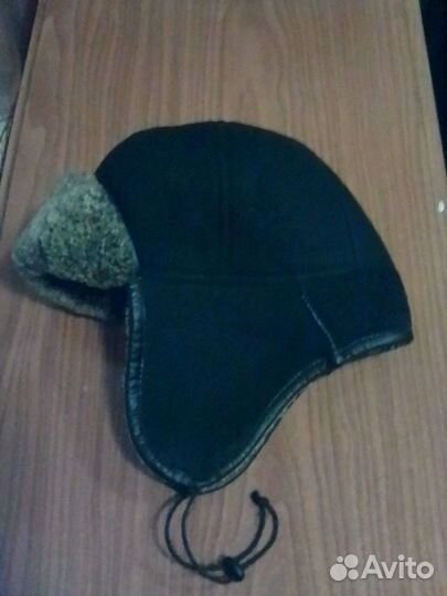 Шапка зимняя, мех овчина, на мальчика 10-12 лет