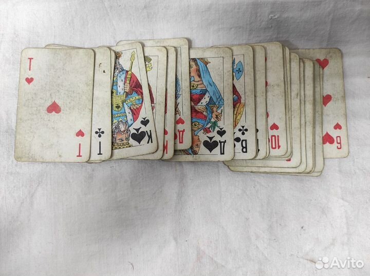 Карты игральные сувенирные. 36 карт. 1991 г. Редко