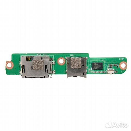 Плата разъемом Sim, разъемом карты памяти и контро