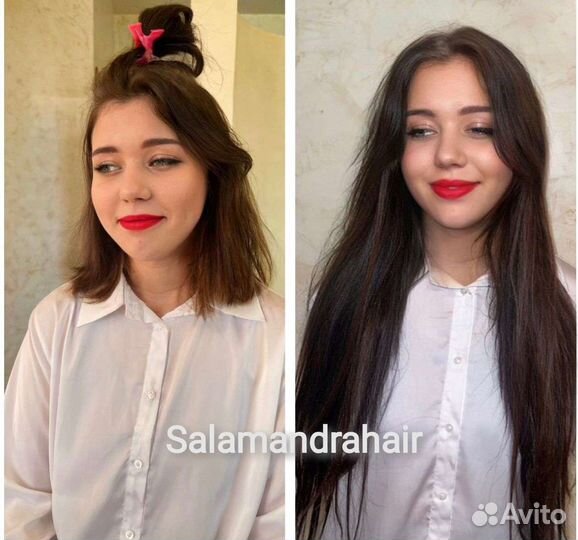 Волосы на заколках любые оттенки готовые и заказ