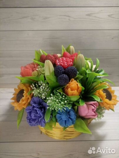 Букет из мыла