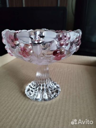 Немецкая посуда. Ваза на ножке большая