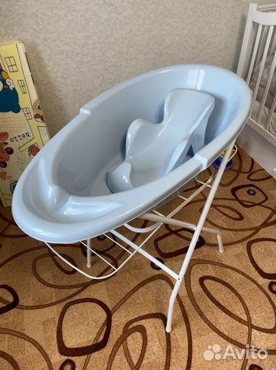 Ванночка для купания с горкой