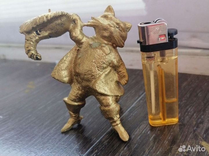 Подсвечник кот В сапогах(кельтское литьё)