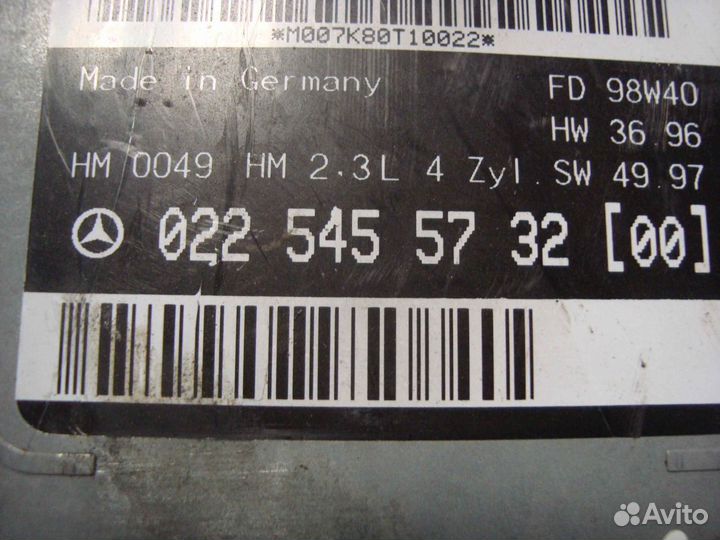 Блок управления W163 M111 A0225455732