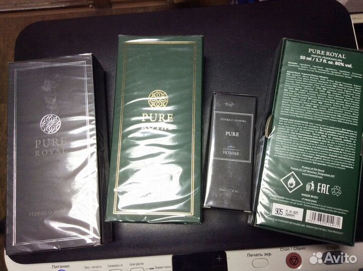 Духи из Европы federico mahora №198