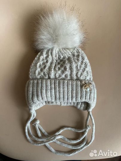 Шапка теплая для девочки