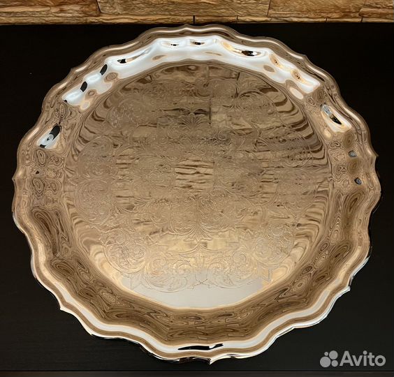 Поднос СССР мельхиор
