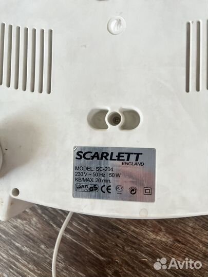 Массажер ног scarlett sc-204