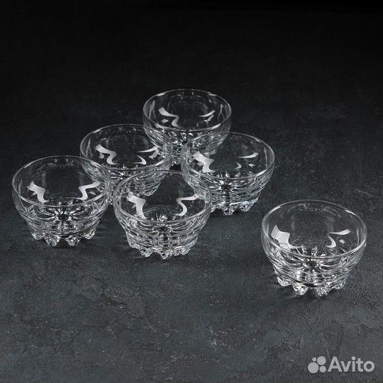 2 шт. Набор стеклянных салатников Sylvana, 170 мл