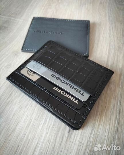 Картхолдер из натуральной кожи ручная работа