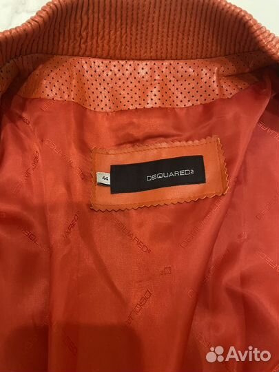 Кожаная куртка dsquared2 44 Оригинал