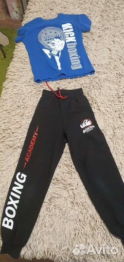 Брюки спортивные детские кикбоксинг (7-9 лет) +фут