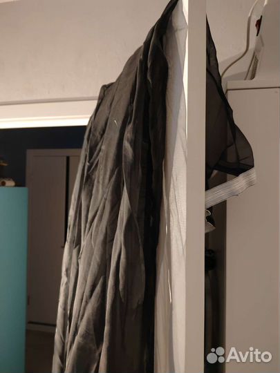Шторы тюль новая черная