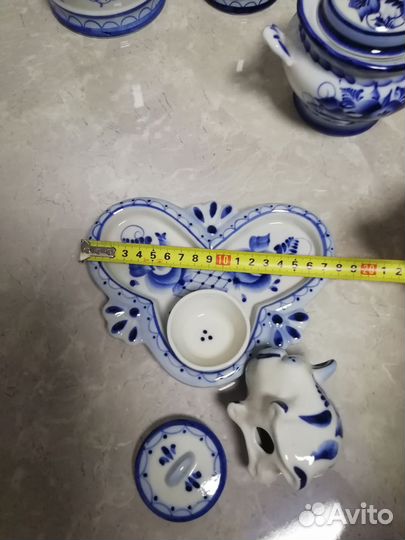 Гжель сахарница набор для специй банка для сахара