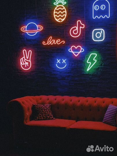 Вывеска из гибкого неона