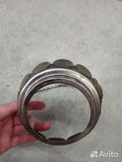 Подставка конфетница мельхиор СССР