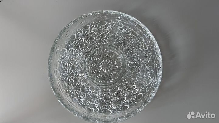 Хрустальная менажница