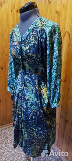 Платье пестрое 44-46р