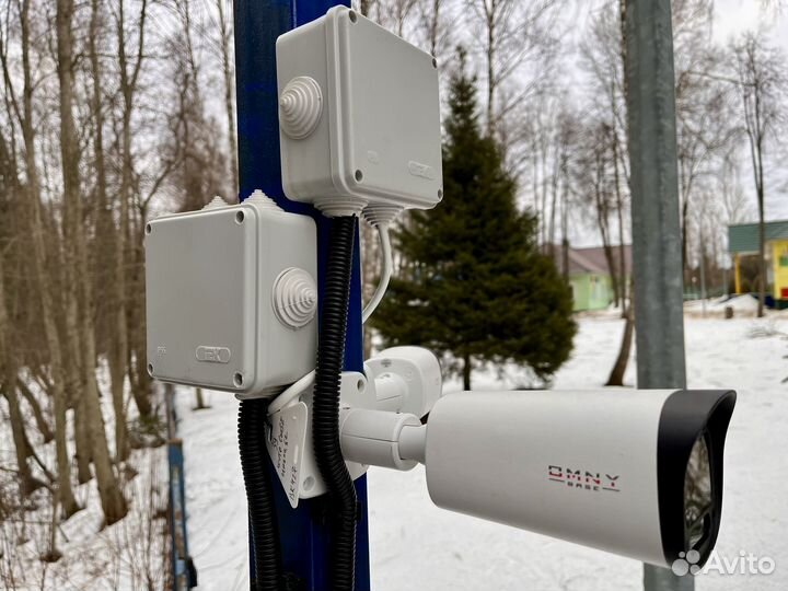 Видеонаблюдение IP монтаж от часного мастера