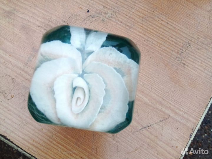 Набалдашник самодельный с розой