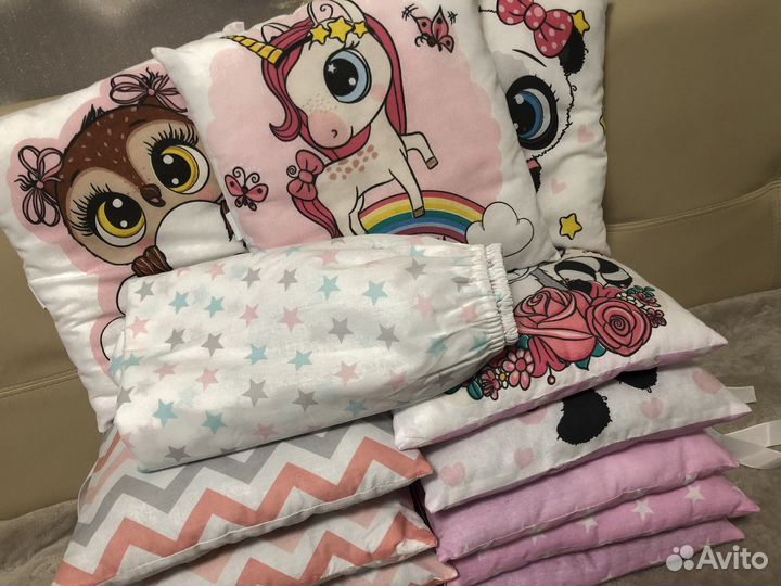 Новый комплект бортиков в детскую кроватку