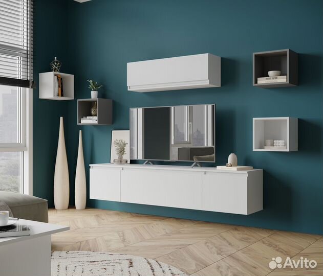 Навесная тумба под телевизор мгт-2. Гостиная Мэнкс