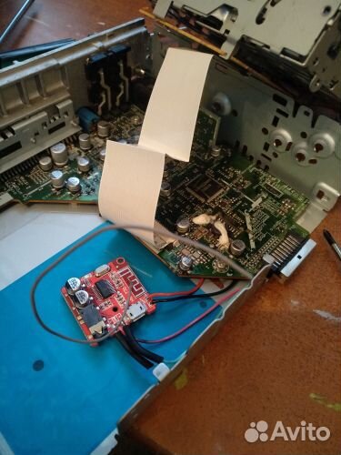 Bluetooth аудио модуль aux приемник адаптер