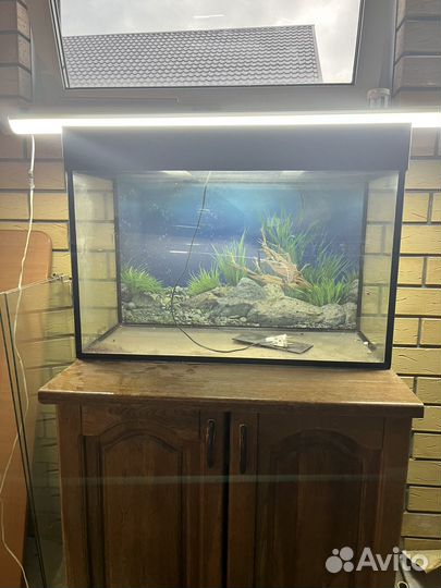 Аквариум с тумбой бу