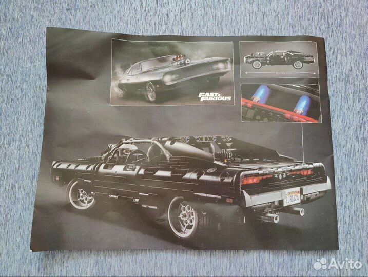 Новый Dodge Charger (аналог Lego 42111)