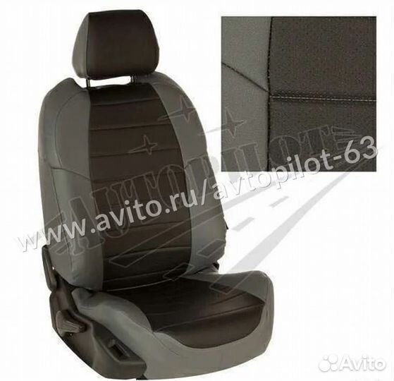 Чехлы из экокожи на Рено Логан Renault logan 2