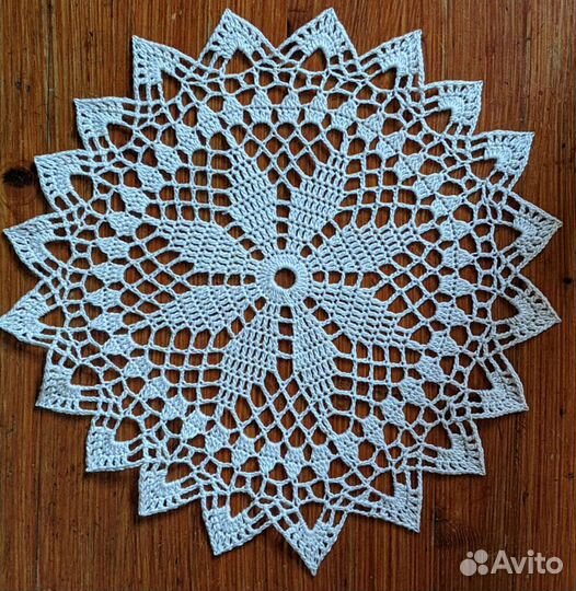 Вязаные салфетки