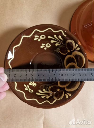 Глиняные тарелки глубокие