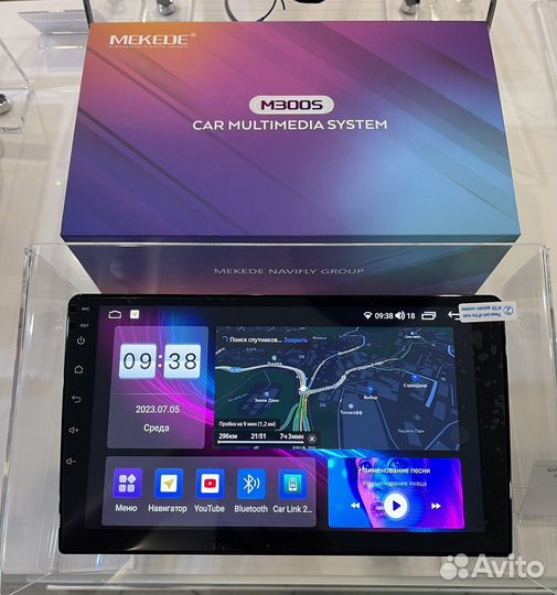 Магнитола android mekede M300S 4/32 Qled