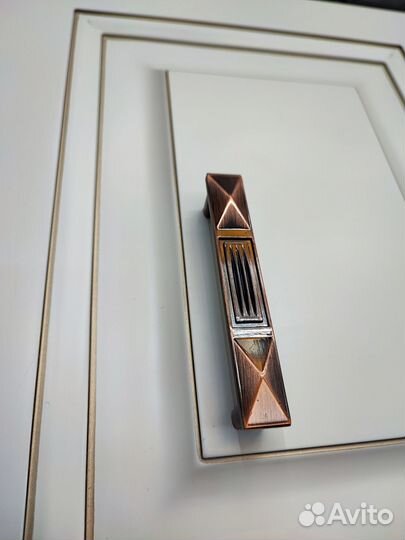 Ручка скоба, медь, 96мм