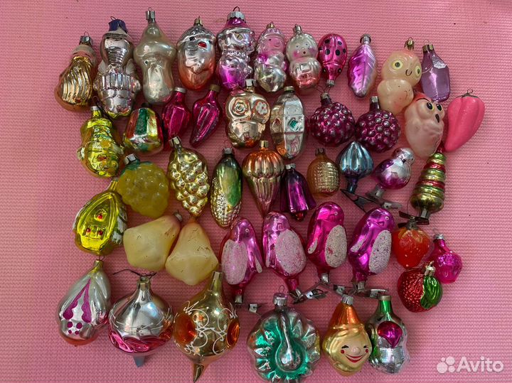 Елочные игрушки СССР