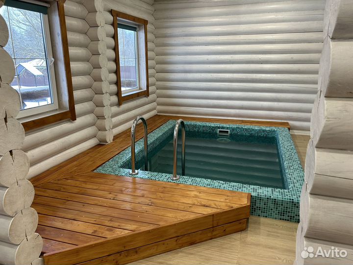 Банный дом с бассейном 