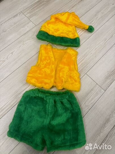 Новогодний костюм гнома 3-4 года