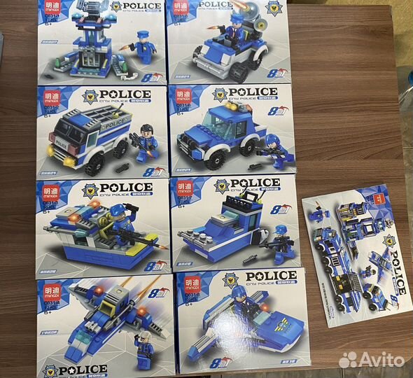 Конструктор 8в1 аналог Lego City