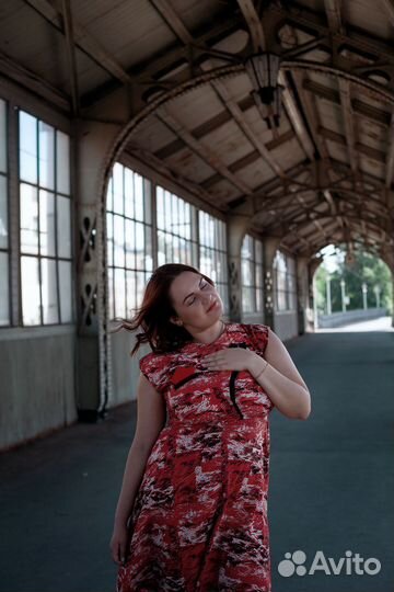 Платье винтаж 46-48