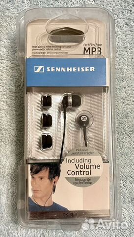 Наушники Sennheiser CX-500 новые, не оригинал