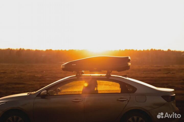 Бокс на крышу LUX irbis 450L черный