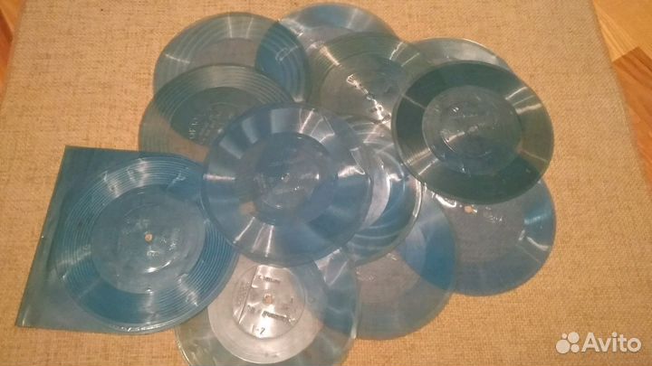 Пластинки виниловые СССР 17.5см