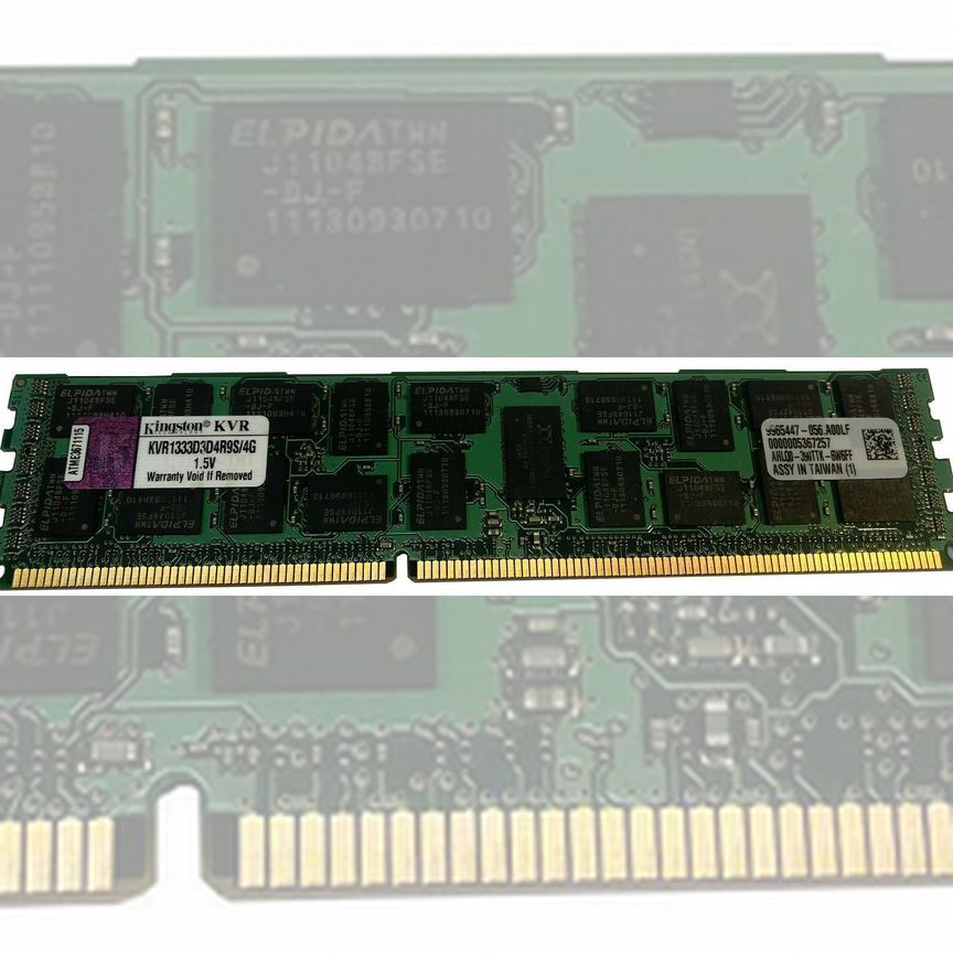 [KVR1333D3D4R9S/4G] Оперативная Память Kingston 4gb Kvr1333d3d4r9s/4g