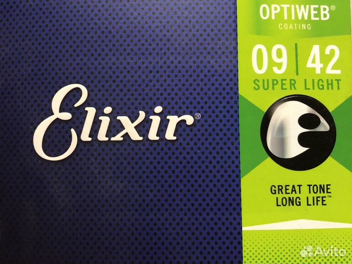 Струны для электрогитары Elixir optiweb 9-42