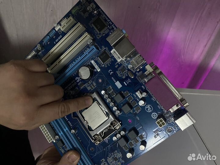Материнская плата gigabyte с процессором intel