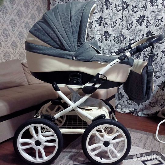 Коляска 2 в 1 индиго