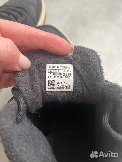 Теплые кеды adidas